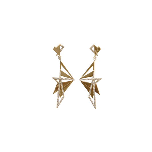 051 earrings triangle