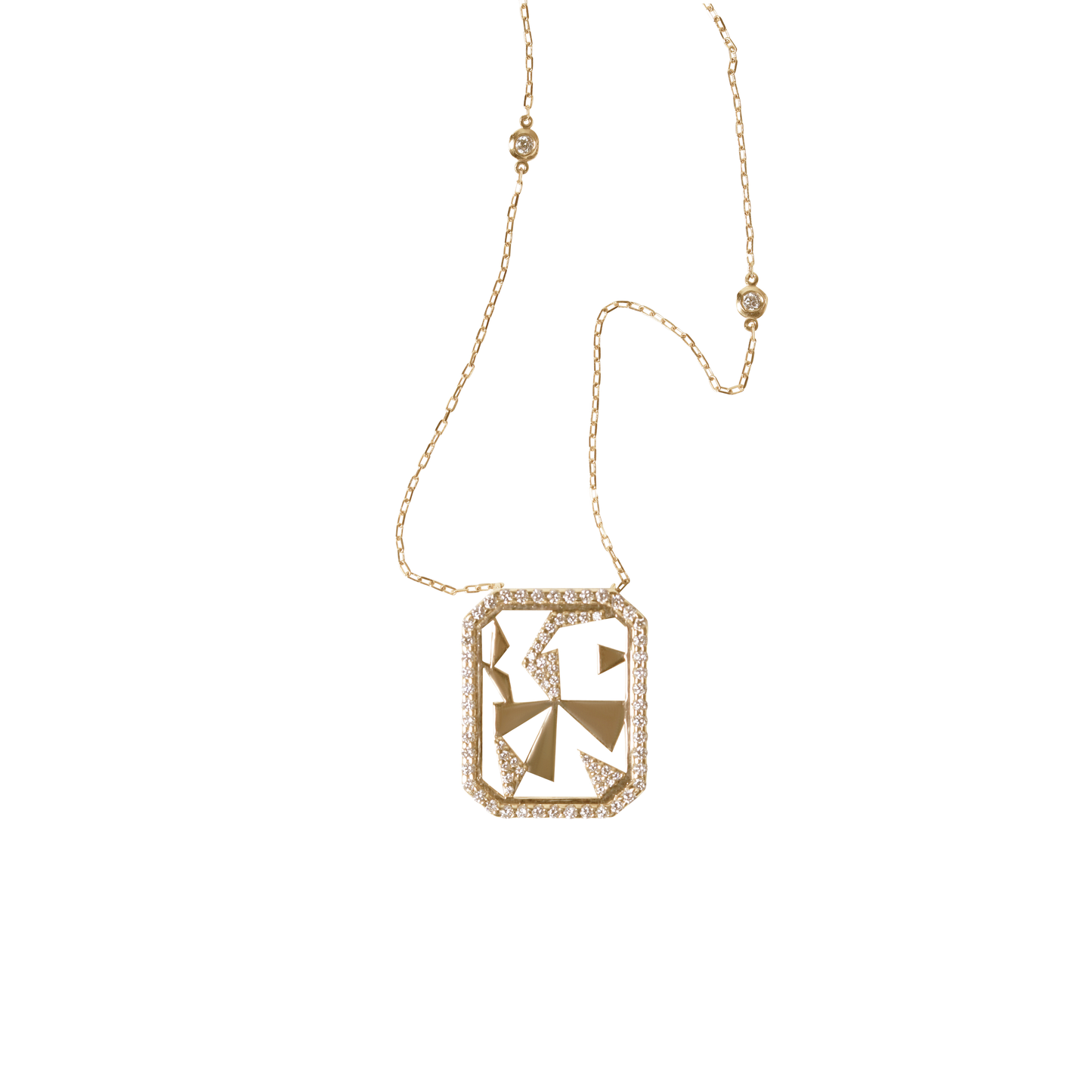 021 Necklace with diamonds