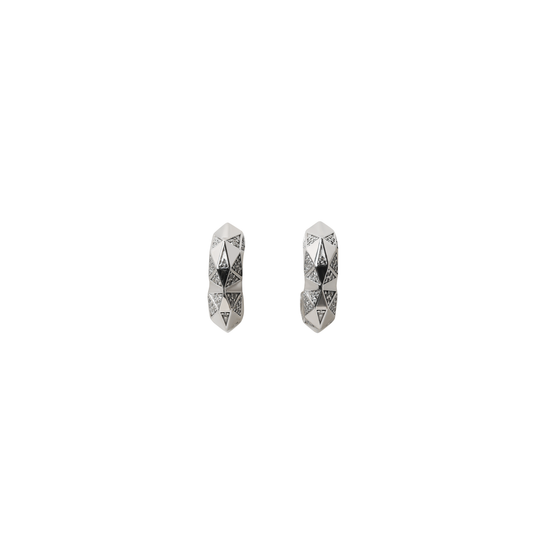 071 Earrings with white gold